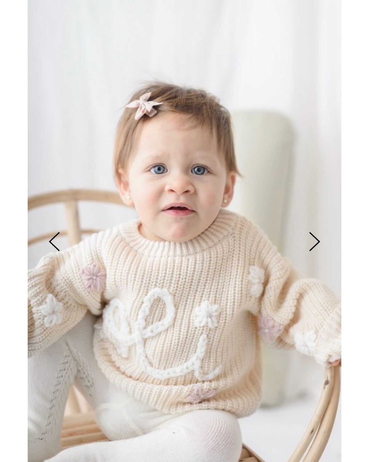 Sweater mano escrita